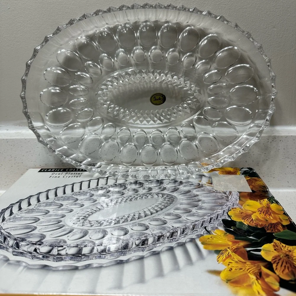 Crystal Platter - Picture 1 of 3
